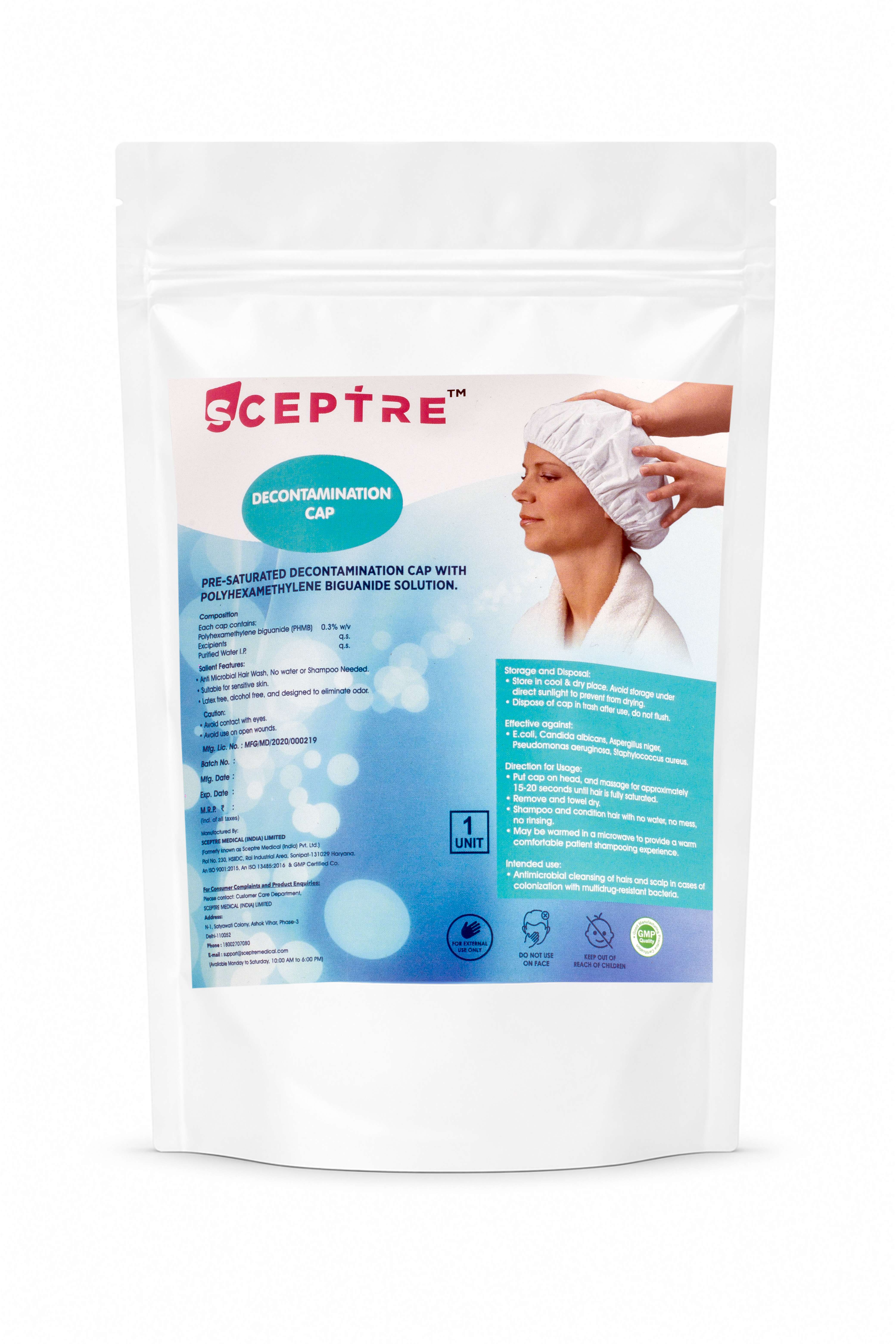 DECONTAMINATION CAP
